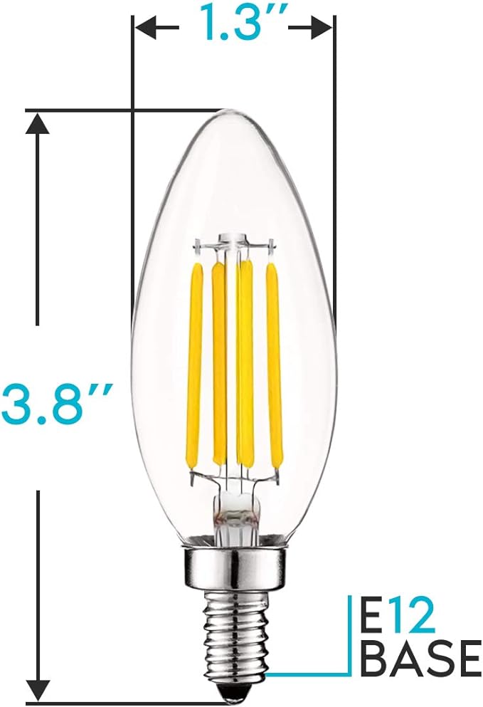 E12 BASE CANDELABRA BULBS