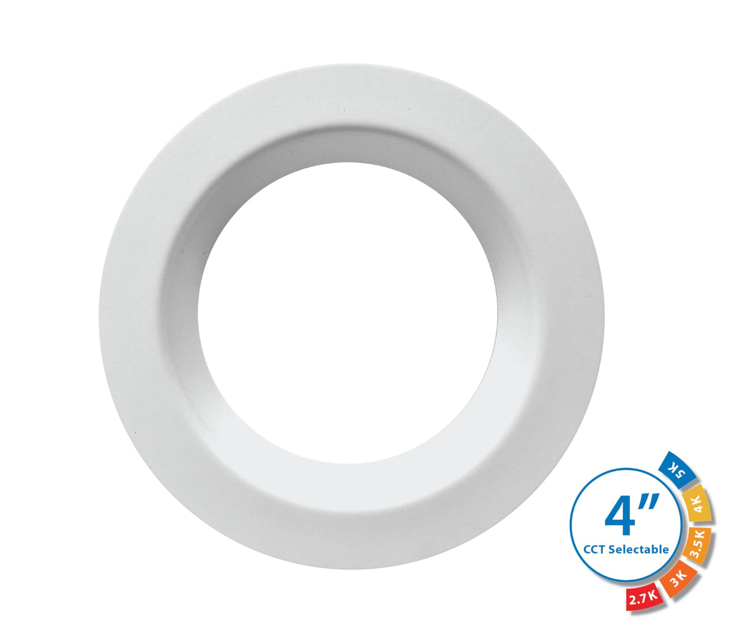 NICOR - 4" LED ROUND DOWNLIGHT 5CCT
