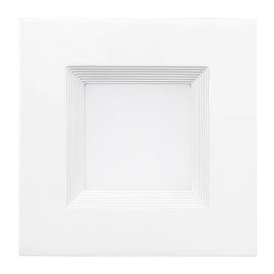 LUXRITE- 4" DOWNLIGHT RETROFIT SQUARE 5CCT BAFFLED